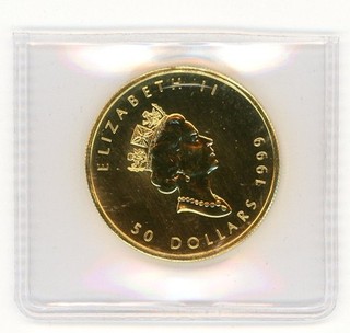 1999 1z Gold Maple Leaf Coin