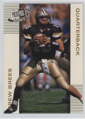 2001 Press Pass SE Drew Brees #2 Rookie RC HOF 1u4m