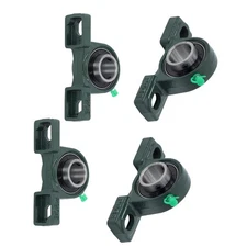 LABLT UCP205-16 Pillow Block Mounted Ball Bearing 4Pcs 1" Bore Cast Iron Base