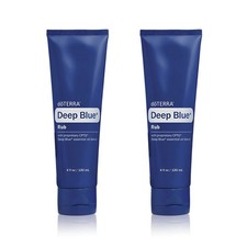 NEW Unopened Deep Blue Rub Cream DoTERRA 4 fl oz / 120 ml 2-PACK EXP 03/27