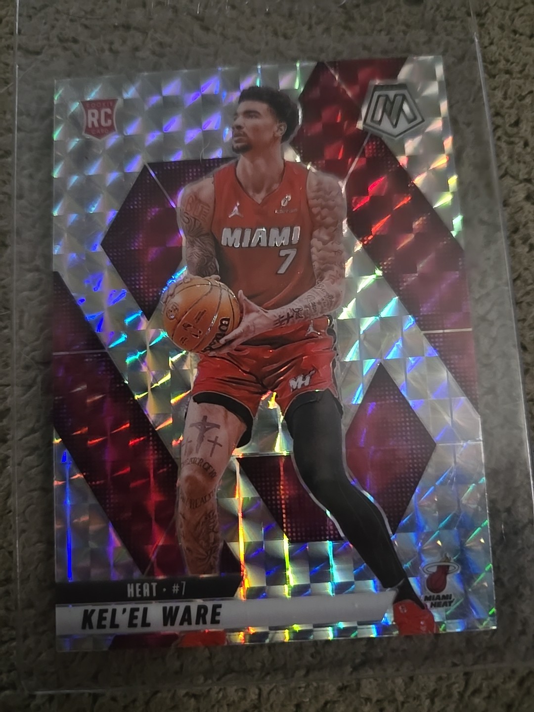 2024-25 Panini Mosaic - Rookies Kel'el Ware #232 Mosaic Prizm (RC)