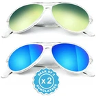 iceboo Sunglass Sese through frame Sunglasses (Pack of 2) Ladies womens Mens