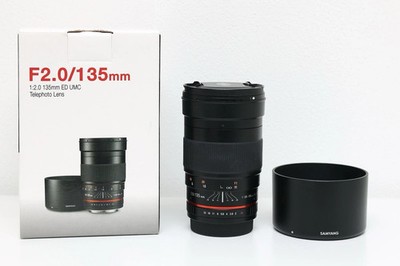 Samyang 135mm F2.0 ED UMC Objektiv für Sony Alpha / Minolta AF Mount