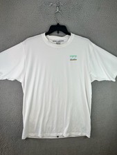 Billabong Shirt Men  s 2XL White Wave UVSurf UPF 50 Sun Rash Guard Submersibles
