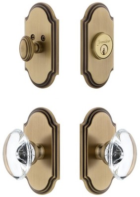 Grandeur ARCPRO_SP_ESET_238 Arc Solid Brass Single Cylinder Keyed - Brass