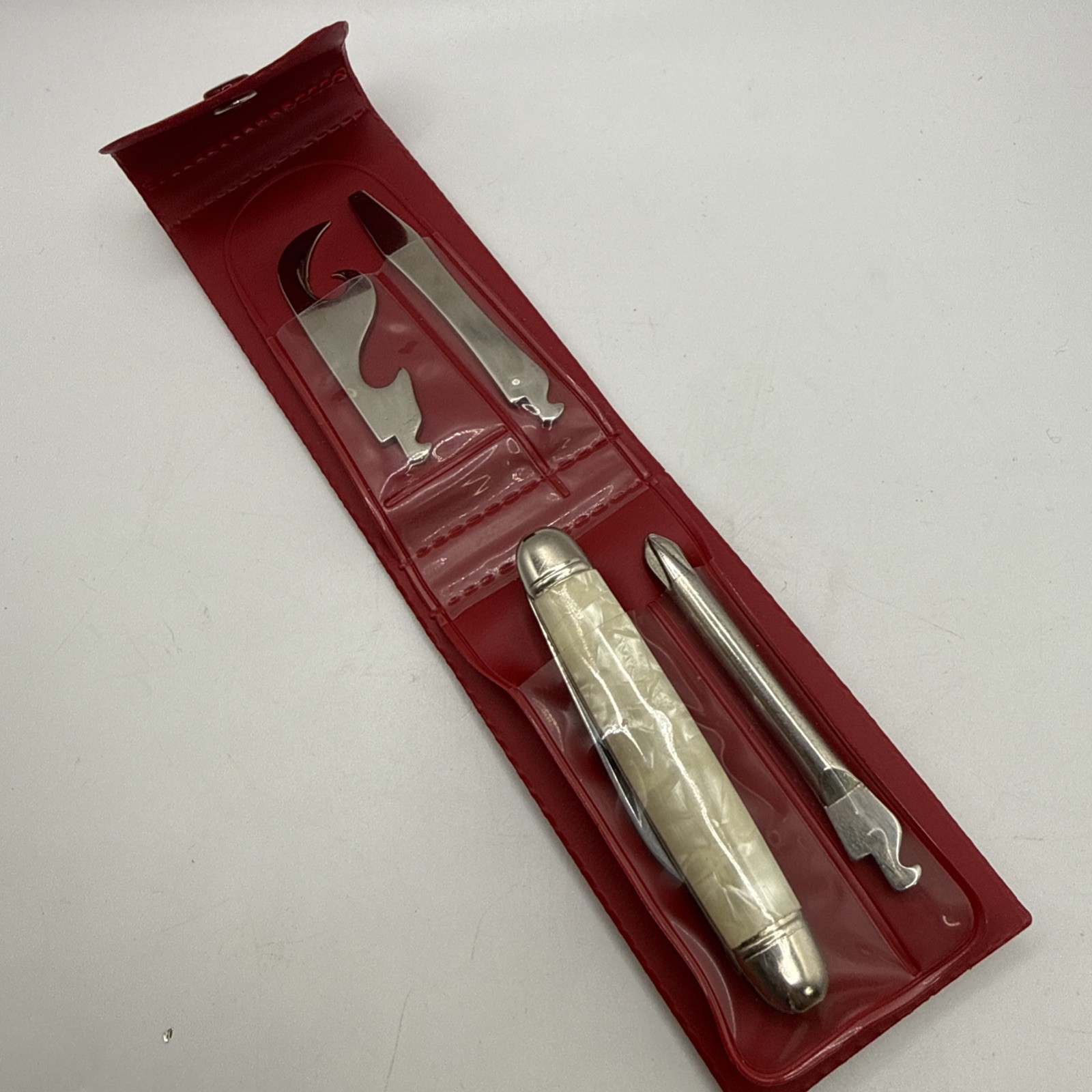 Vintage Richards Sheffield Mini-Kit Folding Folder Pocket Knife Tool Kit