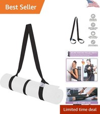 Durable Double-Stitched Yoga Mat Sling - Perfect for Large Mats and Stretching