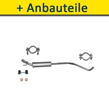 Mitteltopf Auspuff+ für CITROËN C4 1.6 120PS 2008-2010
