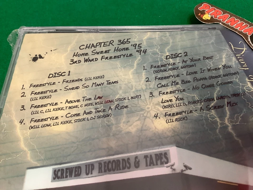 DJ Screw Chapter 365 : Home Sweet Home '95 Texas Rap 2CD NEW Piranha Records - Image 4 of 4