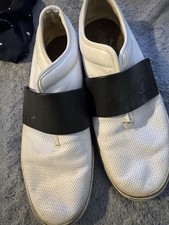 PUMA Mens White/Black Low Top Slip On Athleti...