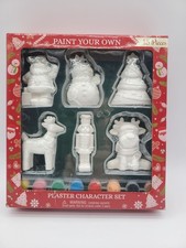 Christmas Plaster Character Painting Set 15 Piece