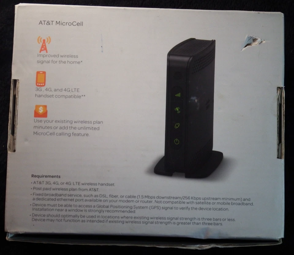 Cisco AT&T Microcell DPH154 Wireless Cell Phone Signal Booster 3G 4G 4GLTE - Image 4 of 4