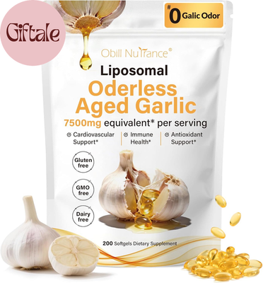 #ad #ad Aged Garlic Extract 7500Mg Odorless Organic Garlic Supplements 2 Years Aged Ga $26.98