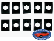 GM GMC Chevy 1/4" Stud Emblem Badge Trim Molding Moulding Push Speed Nut 10pc H