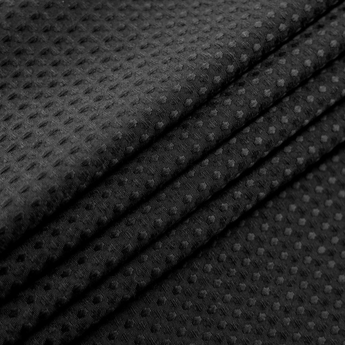 Waffle Weave Shower Curtain Hotel Luxury Spa, Black Heavyweight Fabric Shower Cu - Picture 4 of 6