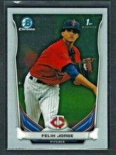 2014 Bowman Chrome Baseball Prospects Series 2 #BCP96 Felix Jorge Minnesota Twin
