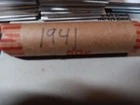 1941  Roll Of   Wheat Cents Good Or Better Condition  50 Circulated Pennies