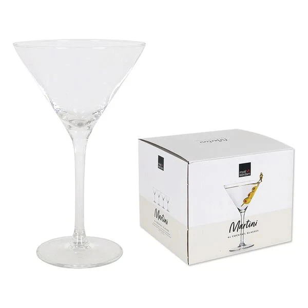 Calici Martini Cocktail Servizio 4 Bicchieri Royal Leerdam per 4 Persone, fotografia 7 di 8