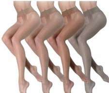 Gatta Holly 8 Denier Classic Elegant Tights T band Summer Sheer To Waist New