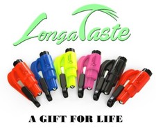 RESQME Rettungswerkzeug Notfallhammer Gurtschneider Federkörner Auto Feuerwehr