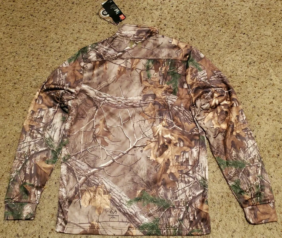 Nuevo Para Hombre Under Armour Franquicia 1/4 Cremallera Realtree Xtra Verde Camuflaje M 1291448-946 Foto 2 de 4