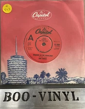 Anne Murray Shadows In The Moonlight UK 7" vinyl single record promo CL16091 EX