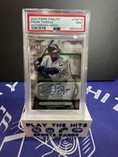 2024 Topps Tribute Frank Thomas Autograph - Green Pop 2!