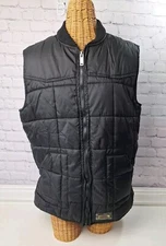 puffer jacket vest Poly Down black large womens Texas Country 