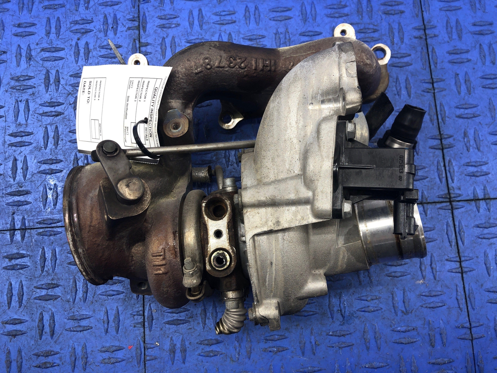 2014-2021 MASERATI QUATTROPORTE 3.0L RIGHT SIDE ENGINE TURBOCHARGER TURBO 299710