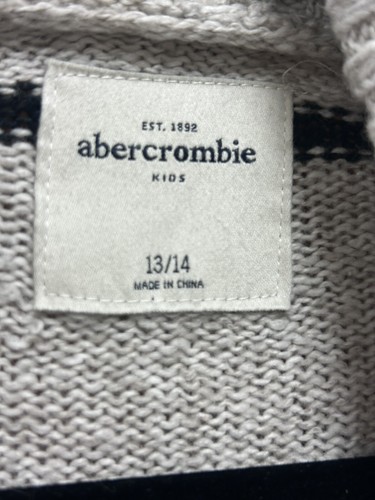 Abercrombie & Fitch Cardigan Sweater 13-14 NWT Open Fringe Southwestern - Picture 14 of 14