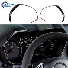 Car Dash Gauge Cluster Instrument Speedometer Bezels Trim For Chevy Camaro 2016+
