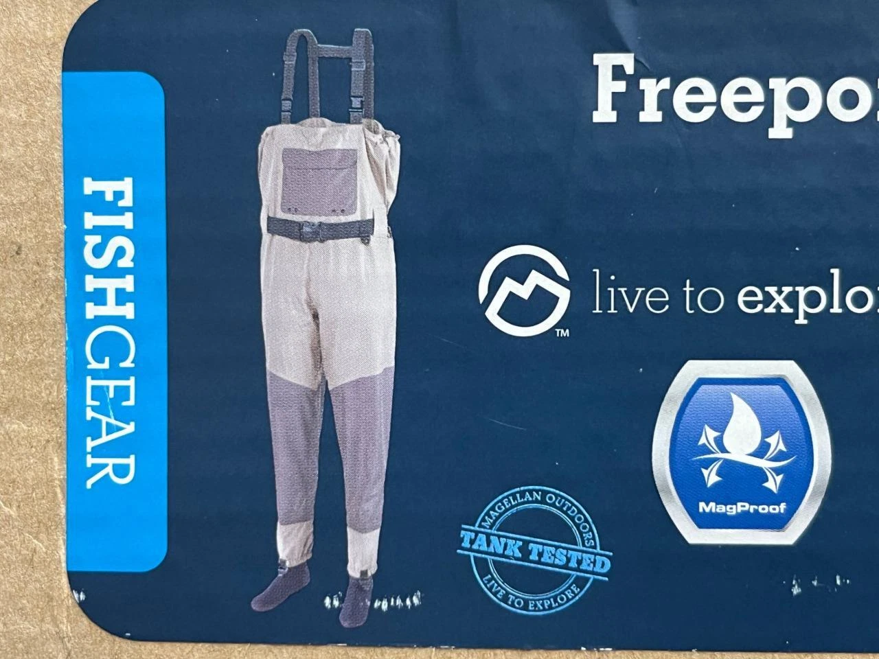 Magellan Mens Freeport Breathable Chest Wader Size XL Brown FSMSFE5039 NIB