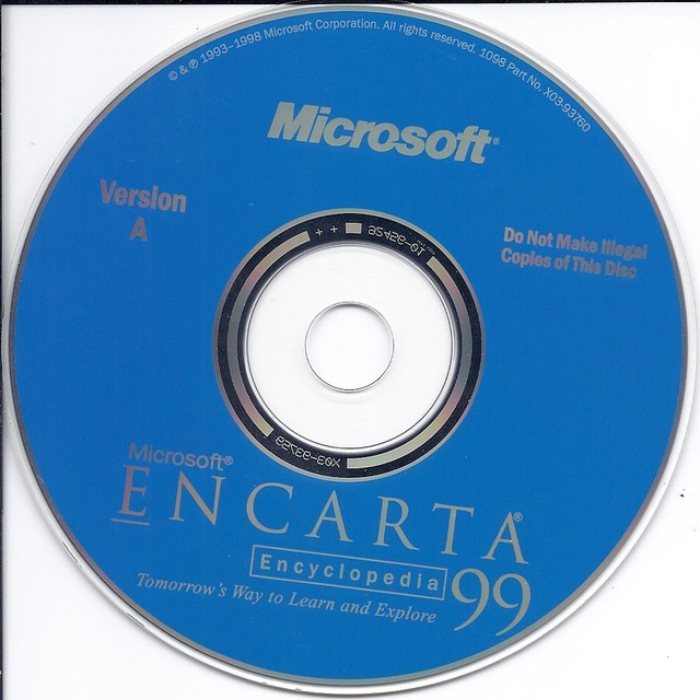 Microsoft Encarta Encyclopedia 99 PC CD EBay