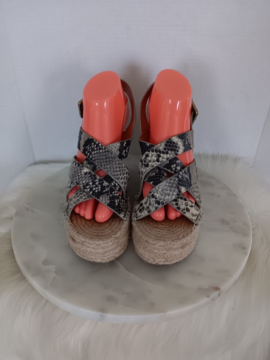 Marc Fisher LTD Women's Size Espadrille Platform Wedge Sandals