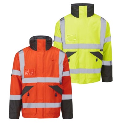 Leo wasserdichte Fleece gefütterte Bomberjacke atmungsaktiv Klasse 3 warm Wintermantel