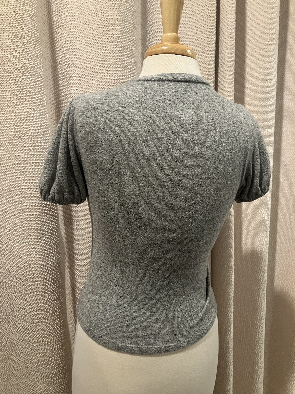 Zara Basic Knit Pull Over Sweater Top Mid Sleeves… - image 3