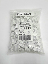 HoldRite #211 PVC 1/2" Snap Clamp  Bag Of 93