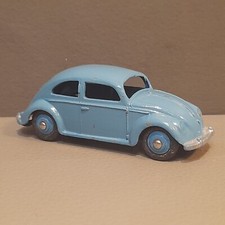 Vintage Dinky Toys # 181 Volkswagen VW Beetle Diecast Car RAF Blue Hubs 1950s