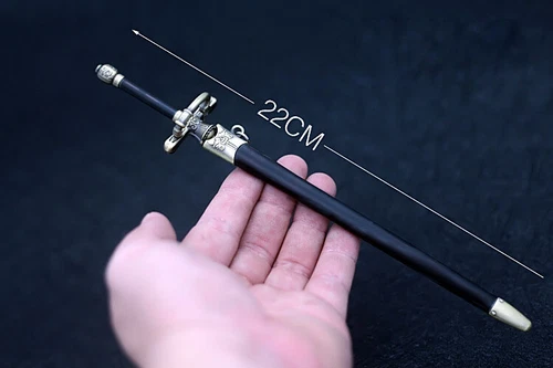 1/6 Scale 8.66'' Metal Weapon Middle Ages Sword F 12'' Action Figure Body Custom - Bild 9 von 25