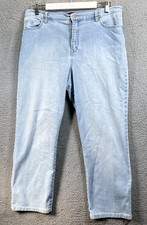 Gloria Vanderbilt Amanda Jeans Womens Size 14 Average light Blue Denim Cotton