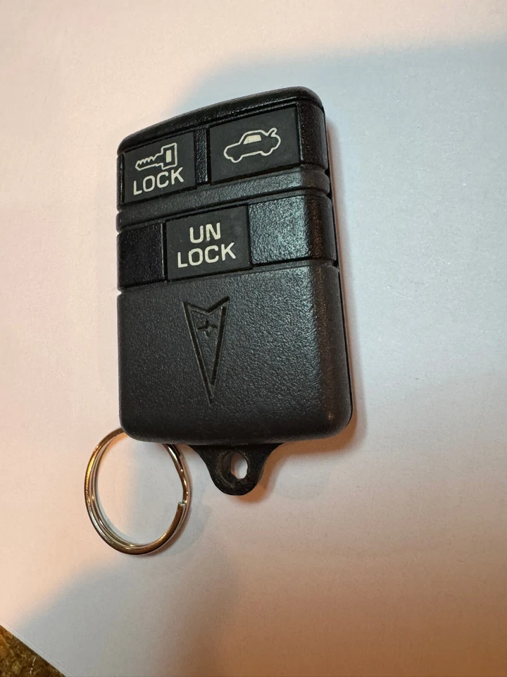OEM keyless entry remote OEM Pontiac Bonneville car key fob control ABO0303T fab - Image 2 of 4