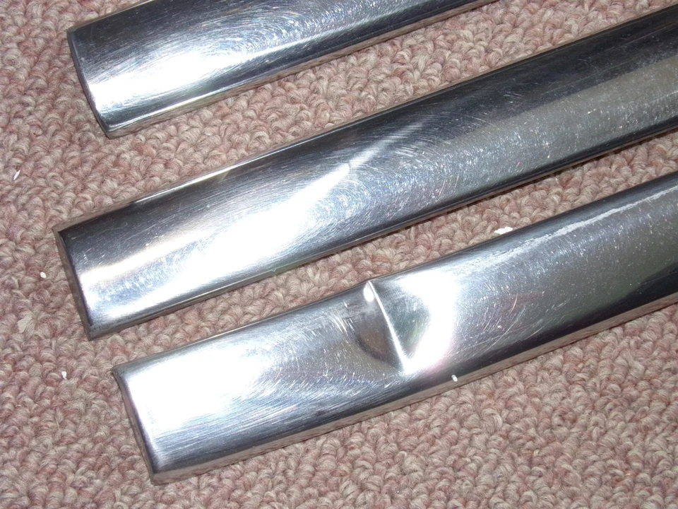 DeSoto 1947 4P cuatro puertas sedán carrocería moldura lateral OEM 6 piezas DeLuxe 1946 1948 Foto 3 de 4