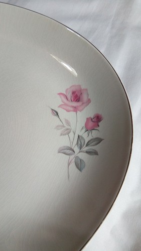 MYOTT'S China Lyke Staffordshire England Oval Platter Random Rose Circa 1959 - Picture 4 of 5
