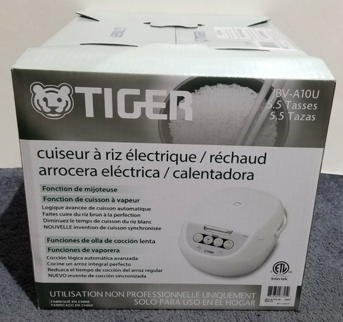 Sold Out Tiger JBV-A10U White 5.5 Cup Electric Rice Cooker / Warmer ☆ New ☆ - Picture 4 of 7