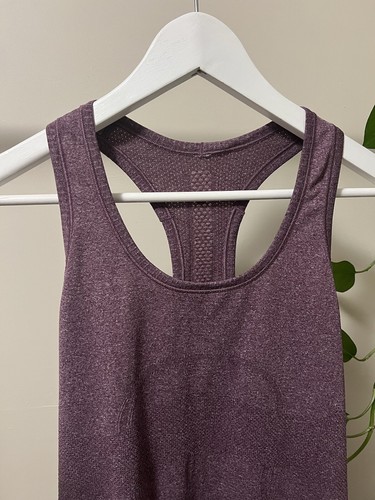 💜 LULULEMON-Swiftly Tech Racerback Tank Top -Purple-Size 6 Can (10 Aus)-RRP $69 - Picture 3 of 13