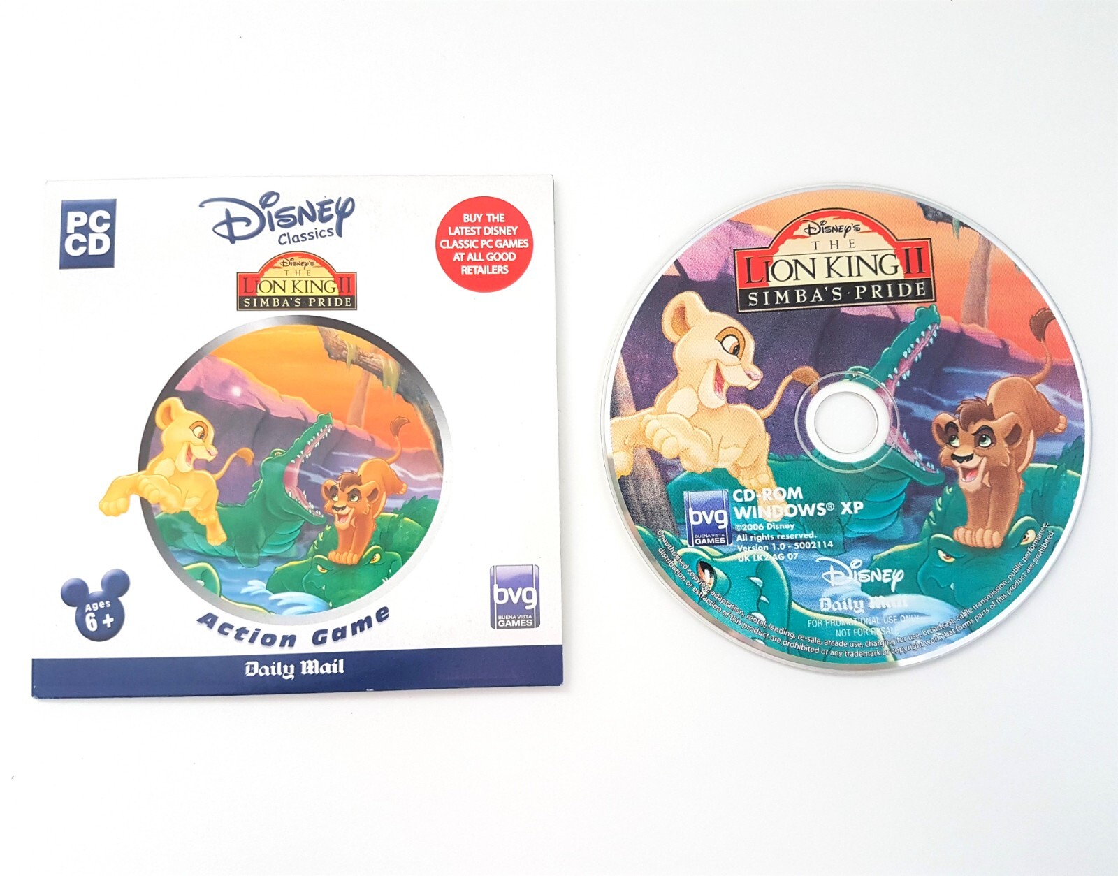 The Lion King II (2): Simba's Pride - Disney - Daily Mail Promo (Full Game) - PC