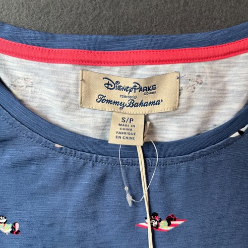 Vestido para mujer Tommy Bahama de los parques de Disney Minnie Vacaciones talla pequeña azul nuevo con etiquetas - Imagen 4 de 6