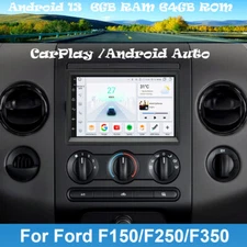 FOR FORD F150 2009-2014 6+64G APPLE CARPLAY ANDROID 12 CAR STEREO RADIO GPS NAVI