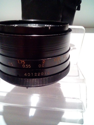 YASHICA AUTO YASHINON-DS lens, 50mm, 1:1.9, w/Pouch, JAPAN - Picture 3 of 21