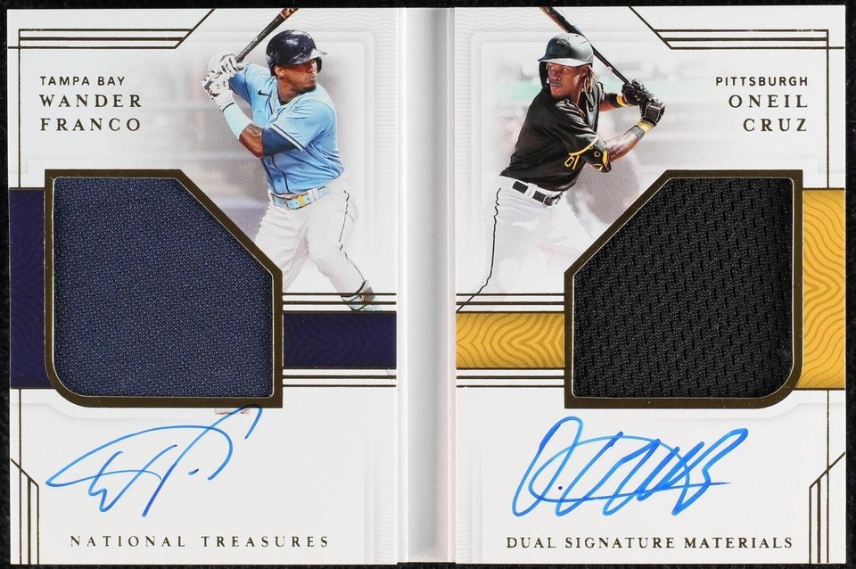 2022 Panini National Treasures - Oneil Cruz Wander Franco #DSMB-WO - 1 of 1
